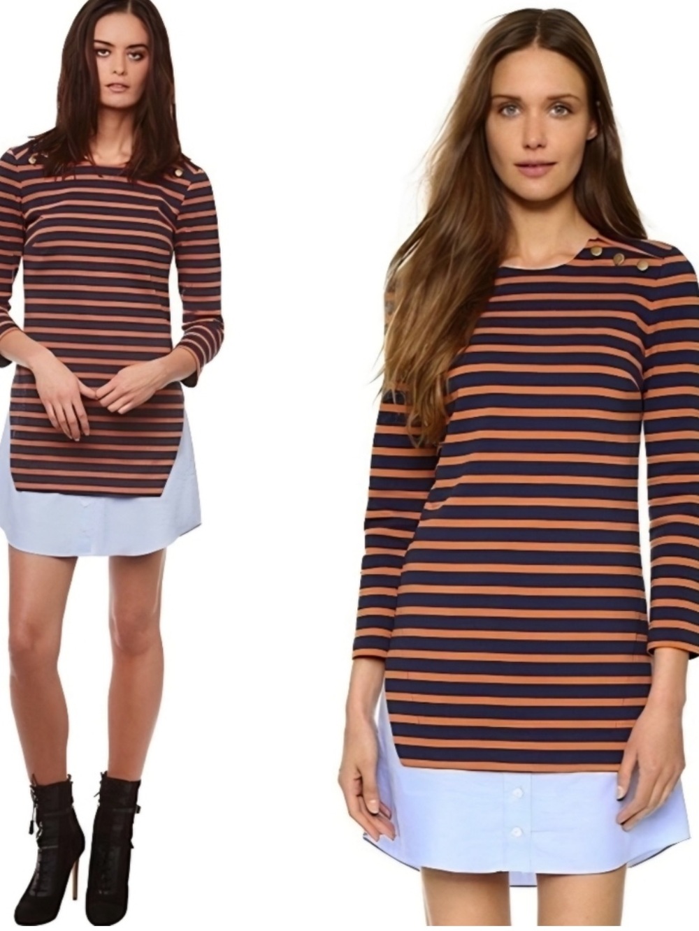 Veronica Bear Charter Combo Dress